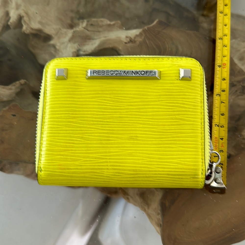 Rebecca minkoff yellow wallet